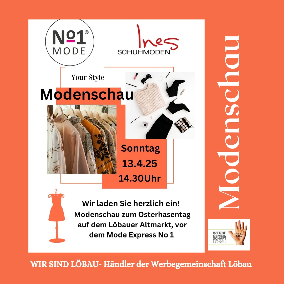 Modenschau zum Osterhasentag in Löbau!
