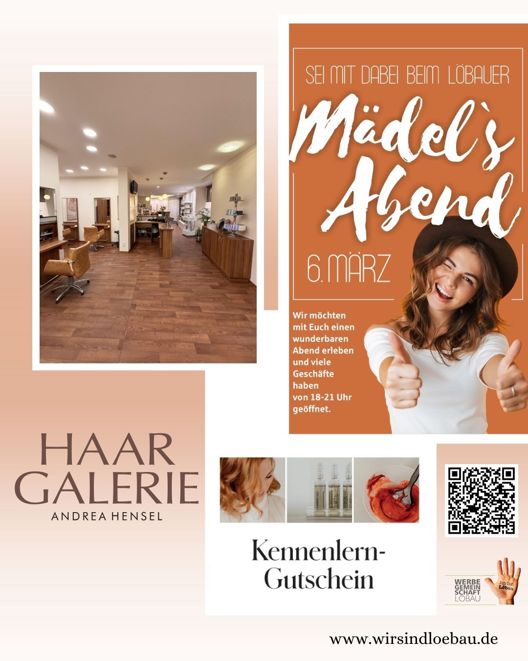 Mädelsabend in der Haargalerie