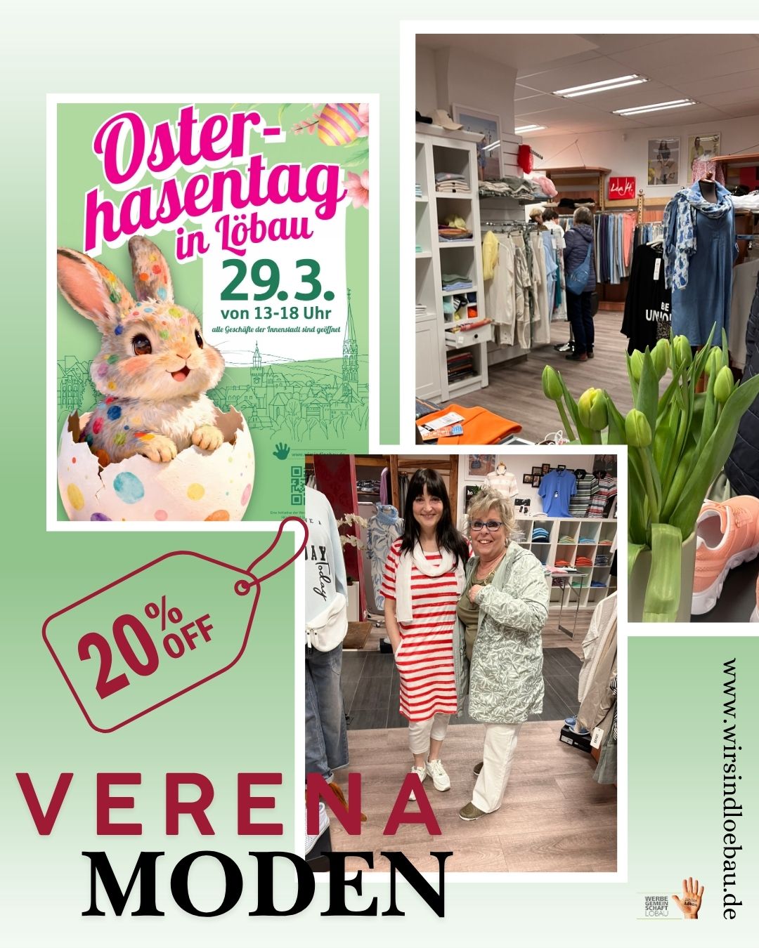 Osterrabatt bei Verena Moden